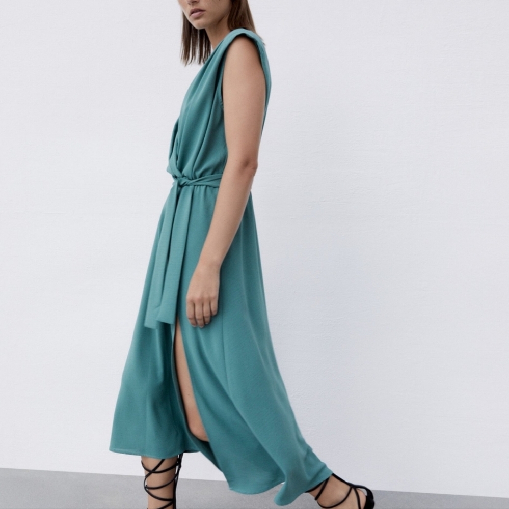 Zara Teal Dress